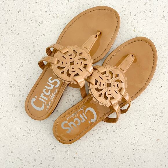 Sam Edelman Canyon Medallion Flat Sandals Women’s 8 - Picture 1 of 5
